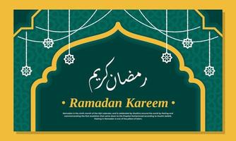 ramadan kareem mall bakgrund vektor