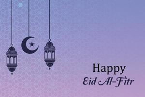 eid al fitr bakgrundsdesign vektor