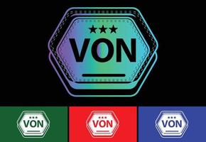 von Brief neue Logo- und Icon-Design-Vorlage vektor