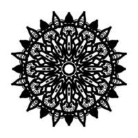 handgezeichnetes Mandala. dekoration in ethnischer orientalischer gekritzelverzierung. vektor