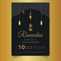ramadan kareem rea banner. erbjudande flyer, affisch speciell ramadan försäljning vektor