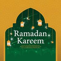 ramadan kareem islamisk bakgrundsdesign med enkelt modernt koncept och religiöst koncept, hari raya, eid mubarak, ramdhan, iftar partybanner, bakgrund, omslag, flygblad, broschyrdesign vektor