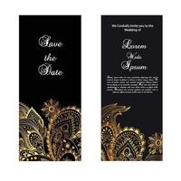 Elegante Save the Date Hochzeits-Einladungs-Schablone vektor