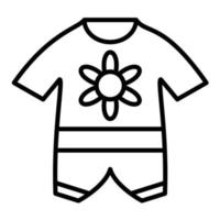 Baby-Wäschelinie-Symbol vektor
