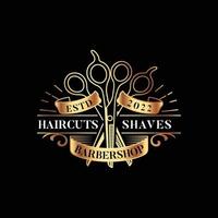 Barbershop-Vintage-Gold-Logo-Vorlage