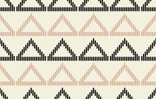 ethnische aztekische abstrakte ikat-kunst. Nahtloses Motiv Dreieck Chevron-Muster in Stammes-, Navajo-Volksstickerei und mexikanischem Stil. geometrischer kunstornamentdruck.design für teppich, tapete, textil. vektor