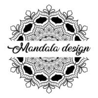 mandalas för målarbok. dekorativa runda ornament. vintage dekorativa mandala design vektor