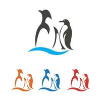 Pinguin-Logo-Illustration vektor