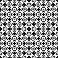Schwarz-Weiß-Oberflächenmuster Textur. bw dekoratives Grafikdesign. Mosaik Ornamente. Mustervorlage. vektor
