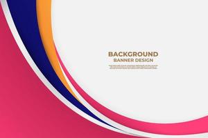 buntes Hintergrundbanner-Vorlagendesign für Flyer, Geschäftspräsentation, Geschäftsplakatdesign, Verkaufsförderung und Werbung vektor