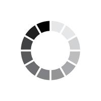 Vektor-Ladesymbol-Vorlage in schwarzer Farbe editierbar. Vektor laden Symbol flache Vektorillustration für Grafik- und Webdesign.