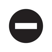 Vorlage für Verkehrsstoppsymbole in schwarzer Farbe editierbar. Verkehrsstopp-Symbol flache Vektorillustration für Grafik- und Webdesign.