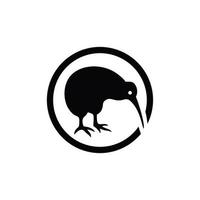 kiwi logotyp ikon design vektor