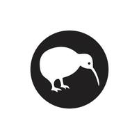 kiwi logotyp ikon design vektor