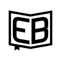 E-Book-Bildung-Icon-Design vektor