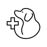 Haustierpflege-Icon-Design vektor