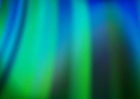 mörkblått, grönt vektormönster med linjer, ovaler. vektor