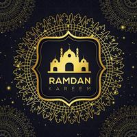 Abstrakt ramadan islamisk bakgrund vektor