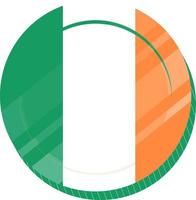 Flagge von Irland vektor