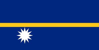 Flagge von Nauru vektor