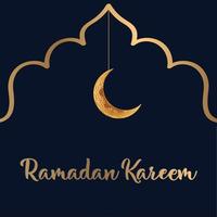 ramzan ramadan kareem mubarak postkarten heiliger monat vektor