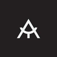 ay or ya monogram design logotyp mall. vektor