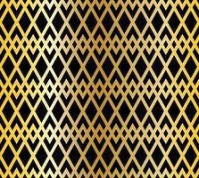 abstrakt .seamless mönster linje svart och guld bakgrund. designmönster i art déco-stil. vektor. vektor