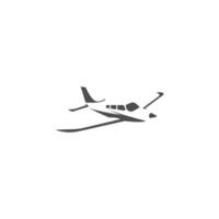 Flugzeug-Symbol-Logo-Design-Vorlage-Vektor vektor
