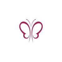 schmetterling symbol logo design konzept vorlage illustration vektor