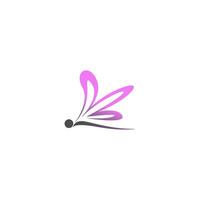 Libelle-Logo-Symbol-Design-Konzept-Vorlage-Illustration vektor