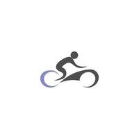 Fahrrad. Fahrrad-Symbol-Logo-Design-Vektor. Vorlage für das Fahrradkonzept vektor