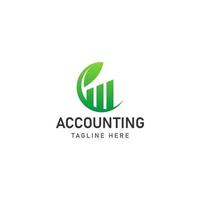 Business Accounting-Logo-Icon-Design vektor