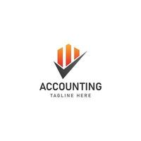 Business Accounting-Logo-Icon-Design vektor