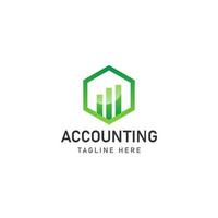 Business Accounting-Logo-Icon-Design vektor