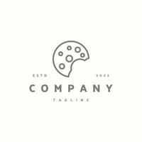 Cookie-Premium-Symbol-Zeichen-Symbol. Hipster-Vintage-Logo vektor