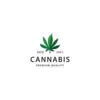 Cannabis-Logo-Symbol-Zeichen-Symbol-Design vektor