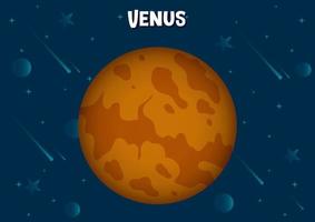 vektor illustration av Venus planet