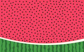 realistisk bakgrund av mogen röd - rosa vattenmelon - vektor