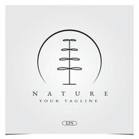 Ökologie Natur Logo Premium elegante Vorlage Vektor eps 10