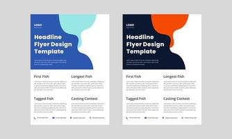 flyer designmall. business flyer designmall. företagsaffisch broschyr design. reklamblad design vektor