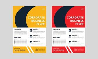 kreative Business-Flyer-Vorlage. Corporate-Marketing-Agentur-Flyer-Design. Cover, A4-Format, Poster, Business-Flyer-Design vektor