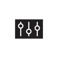 Steuerung Logo Symbol Zeichen Symboldesign vektor