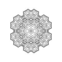 eleganter Mandala-Vektor für Design vektor