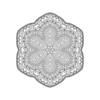 eleganter Mandala-Vektor für Design vektor