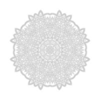 eleganter Linienkunst-Mandala-Vektor für Design vektor