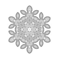 Linienkunst-Mandala-Vektor für Design vektor