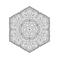 schöner Mandala-Vektor für Design vektor