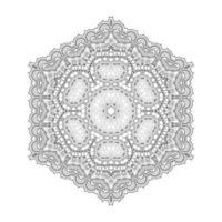 Mandala-Vektor für schönes Design vektor