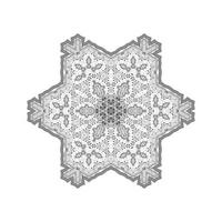 schöner Mandala-Vektor für Design vektor