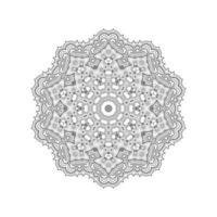 Linienkunst-Mandala-Vektor für Design vektor